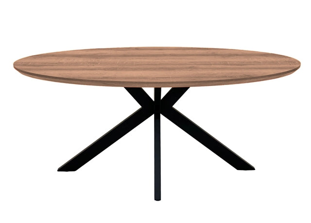 Murrisk Oval Table 1800mm - Light Walnut