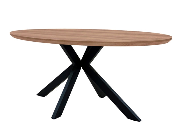 Murrisk Oval Table 1800mm - Light Walnut