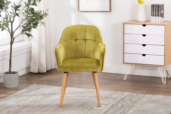 Brooklyn Velvet Accent Chair Green