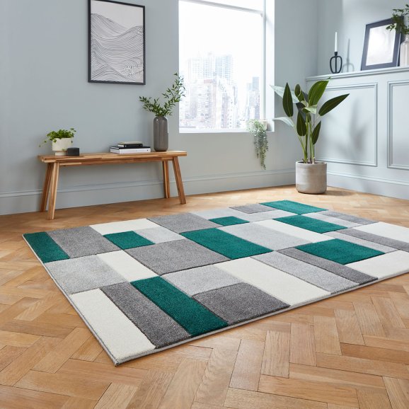 Matrix MT61 Rug Grey/Green