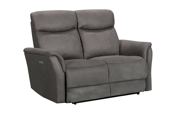 Monty 2 Seater Electric Reclining Sofa - Grey