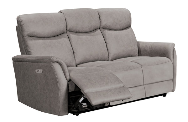 Monty 3 Seater Electric Reclining Sofa - Taupe