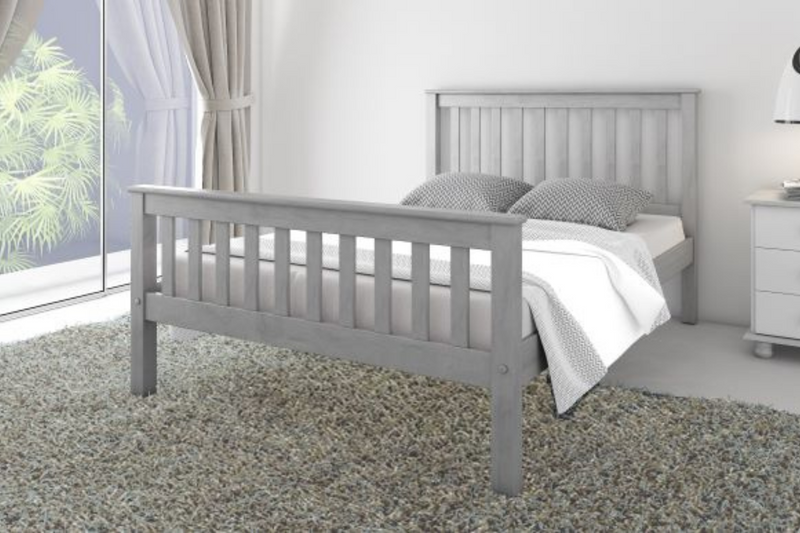 Rian 4'6 Bed Grey