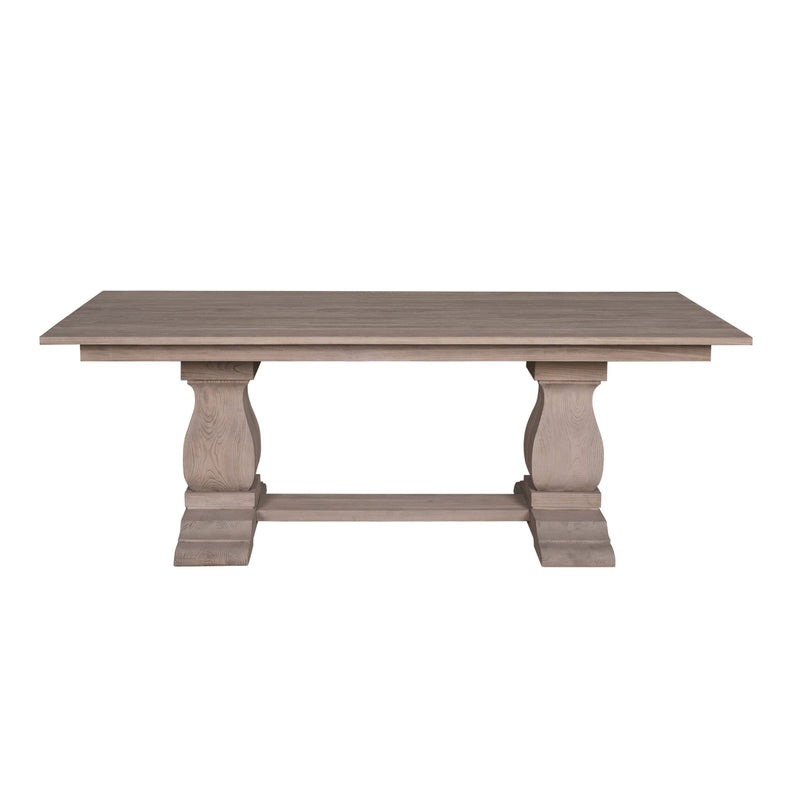 180cm Sophie Twin Pod Dining Table - All Rustic Brown