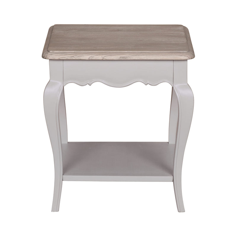 Sophie End Table with Shelf - Hardwick/Rustic Brown