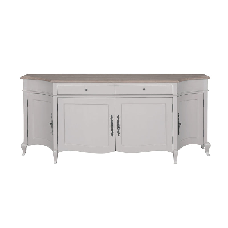 Sophie 4 Door Sideboard - Hardwick/Rustic Brown