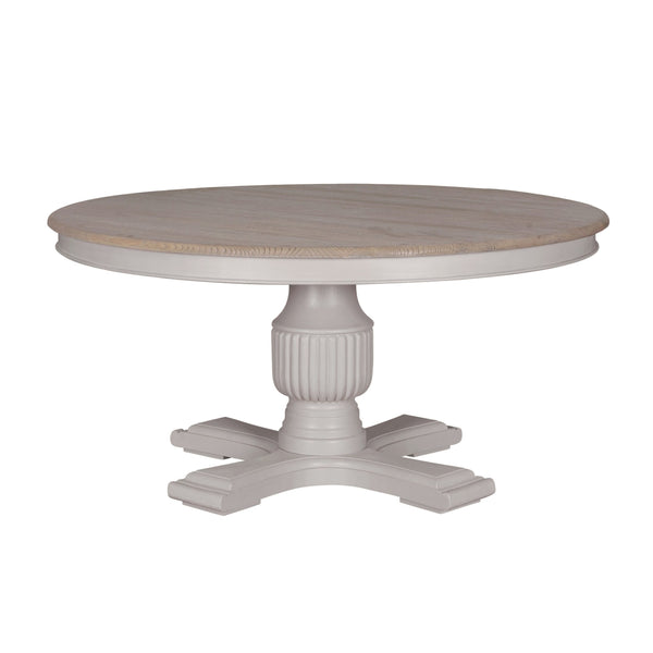 180cm Sophie Round Dining Table - All Rustic Brown
