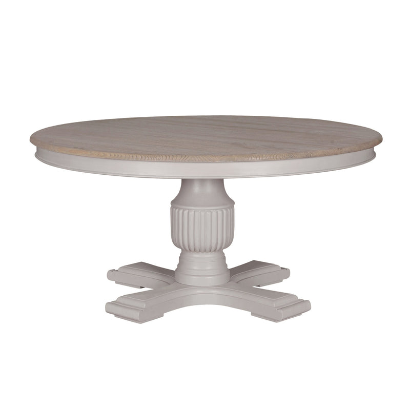 160cm Sophie Round Dining Table - Hardwick/Rustic Brown