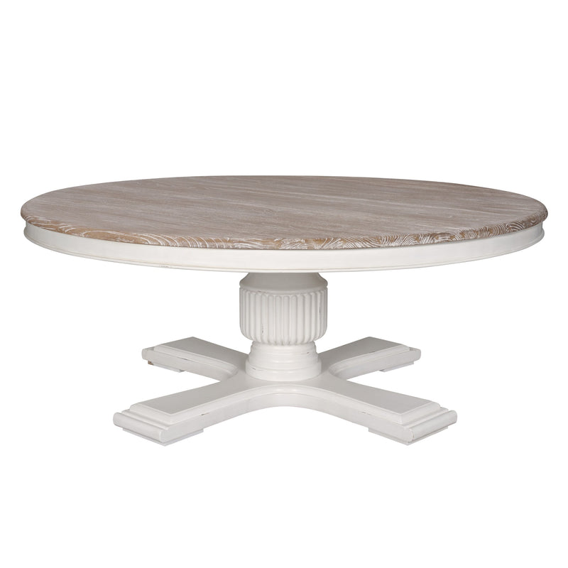 160cm Sophie Round Dining Table - Oak Antique