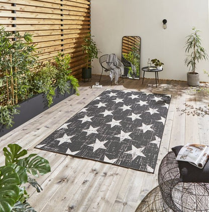 Santa Monica Rug Black/White