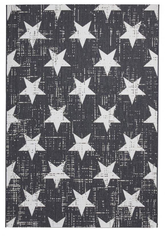 Santa Monica Rug Black/White