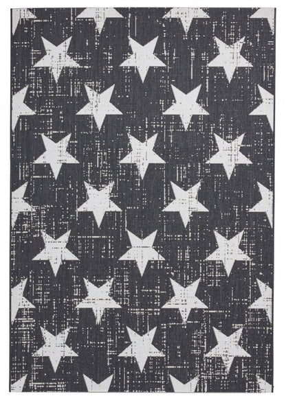 Santa Monica Rug Black/White