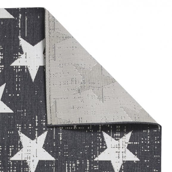Santa Monica Rug Black/White