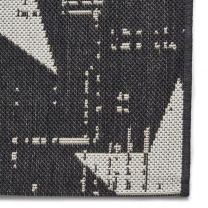 Santa Monica Rug Black/White