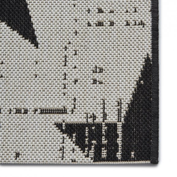 Santa Monica 48648 Rug White/Black