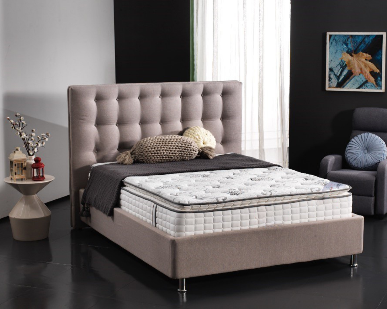 3' Sardinia Gold Pillow Pocket Mattress