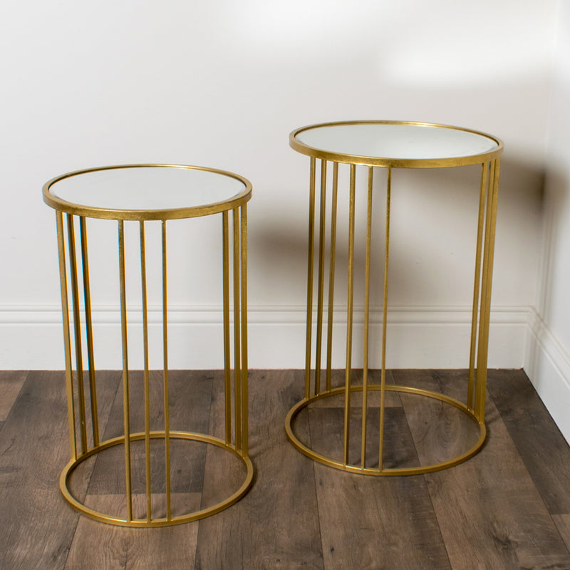 Freya S/2 Accent Table Gold