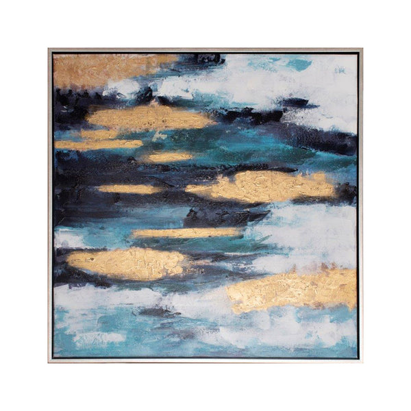 Hand Painted Canvas Hanna 90 X 90cm