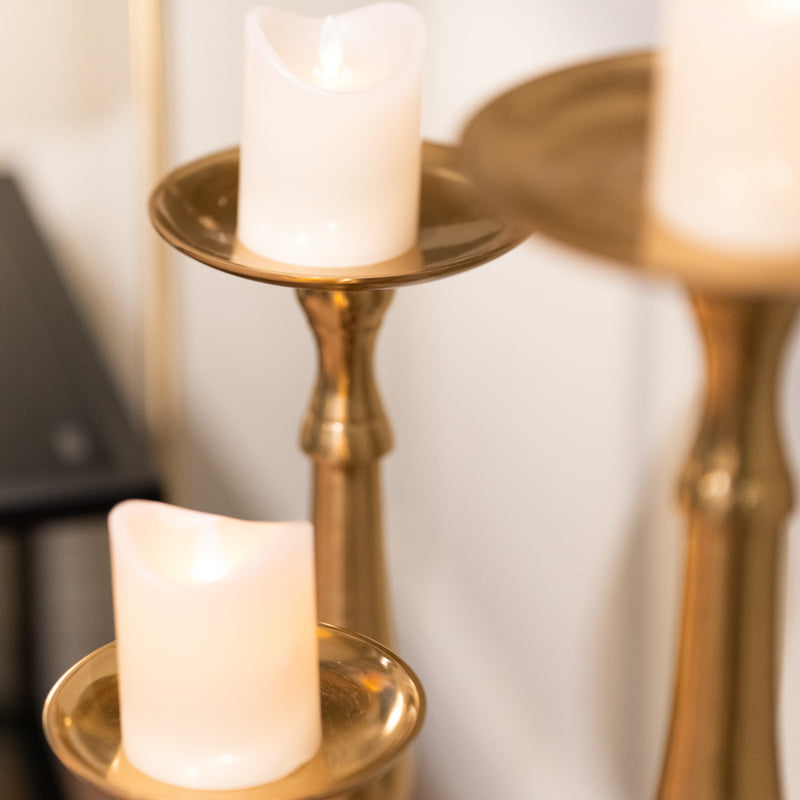 Ari Floor Standing Pillar Candle Holder 60cm