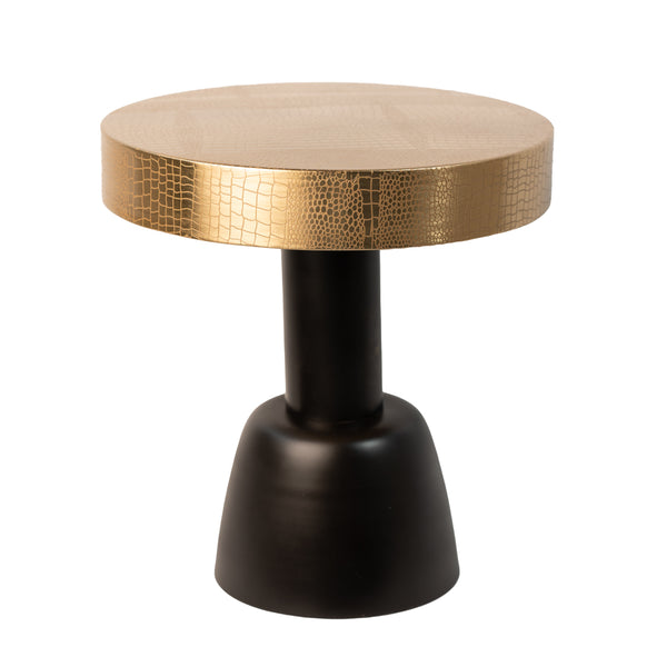Milana Accent Table Antique Brass 50cm