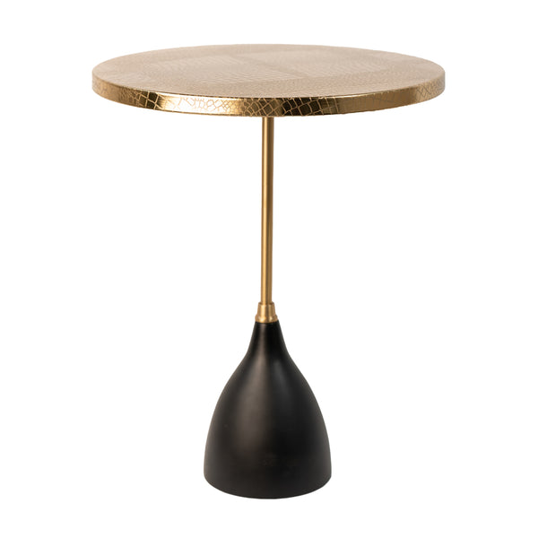 Milana Accent Table Antique Brass 63cm