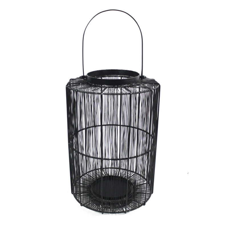 Meera Wire Lantern Black Large