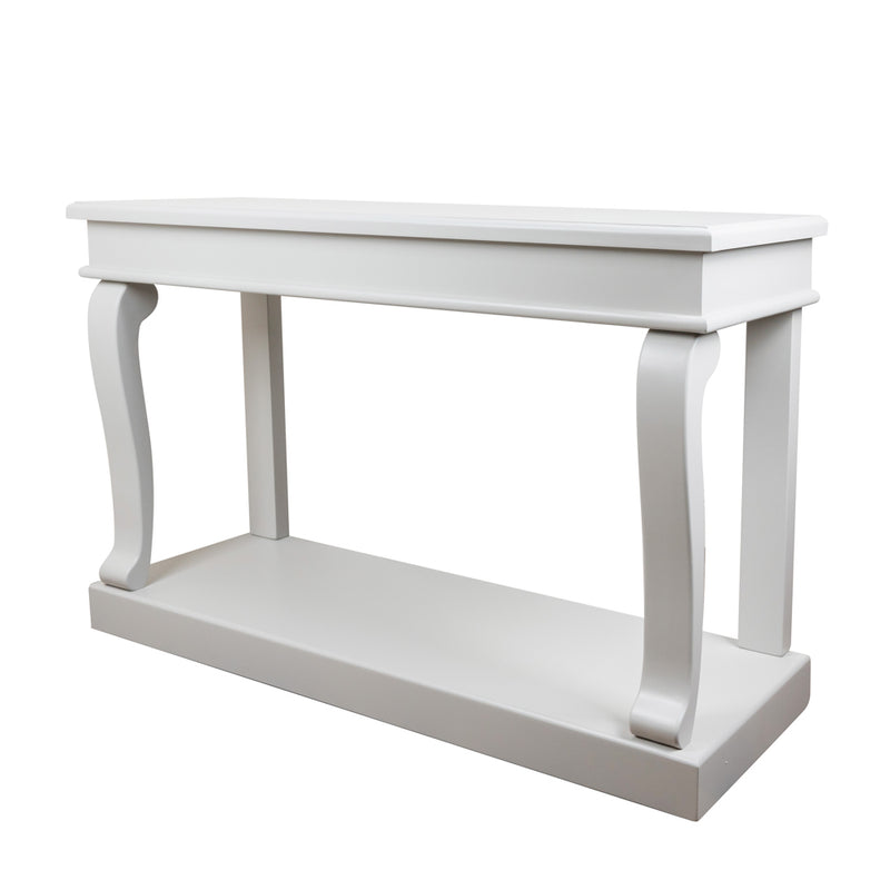 Scroll Console Table Ivory