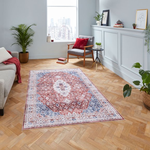 Tabby H1156 Rug Red
