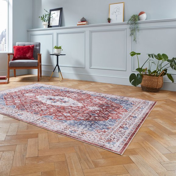 Tabby H1156 Rug Red