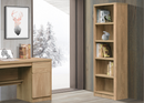Trojan 5 Space Bookcase in Light Oak
