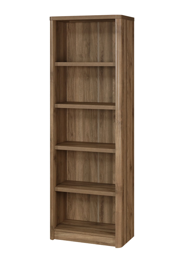 Trojan 5 space Bookcase Light Walnut