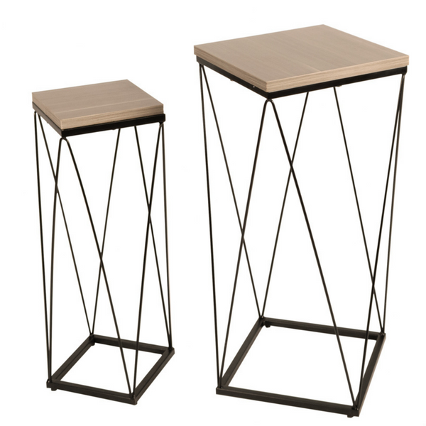 Slater S/2 Plant Stands Black