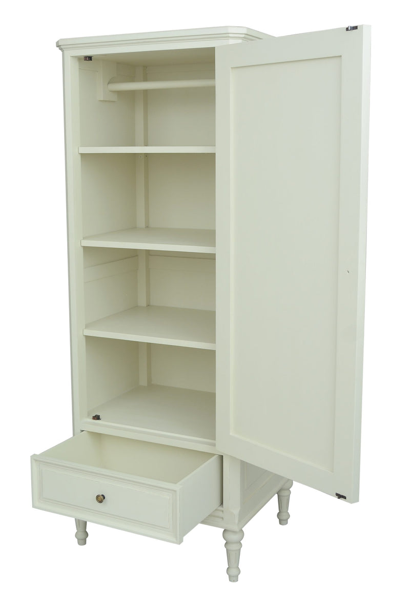 Vana 1 Door Wardrobe - Lime White