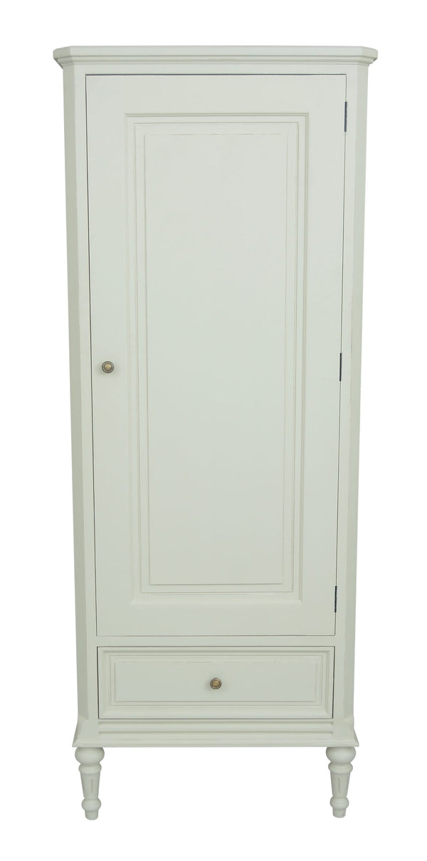 Brittany 1 Door Wardrobe - Lime White