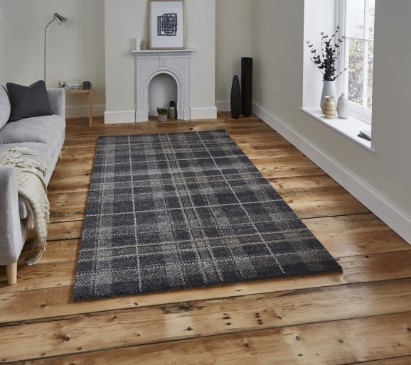 Wellness 6630 Rug Dark Grey