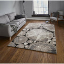 Woodlawn 6318 Rug Beige/Black