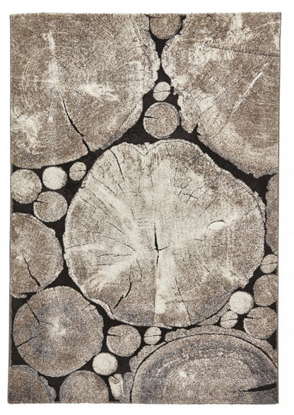 Woodlawn Rug Beige/Black