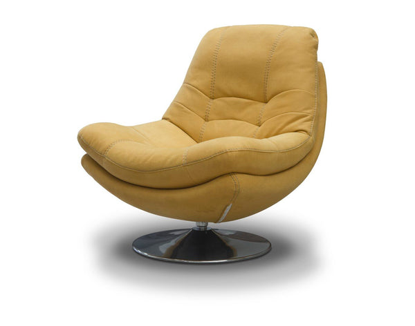 Swivel Chair Yellow