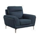Vienna 1 Seater Fixed - Indigo
