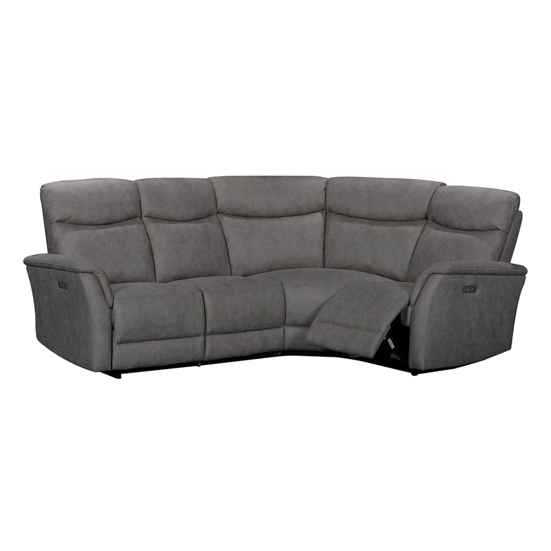 Monty Console Sectional Electric USB - Grey