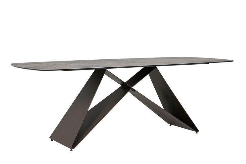 Zeti Dining Table 2200 - Ceramic Espresso