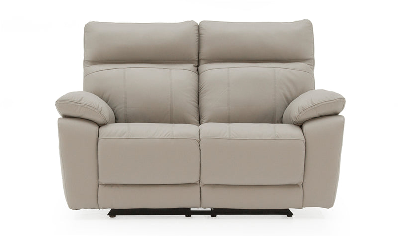 Compiano 2 Seater Recliner - Light Grey