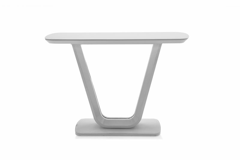 Wavy Console Table - White Gloss 1100