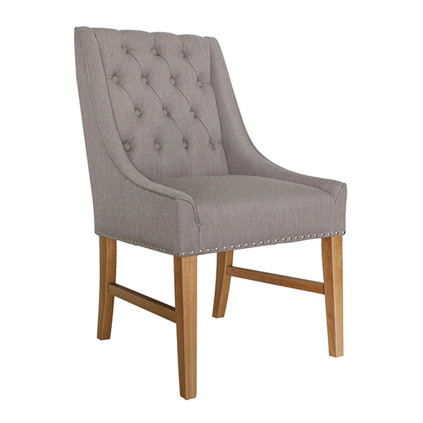 Wilton Dining Chair - Truffle Linen