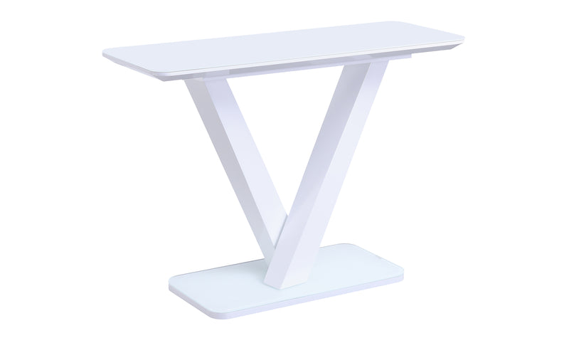 Rossbeg Console Table - White Gloss