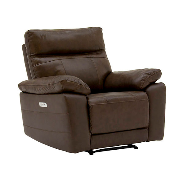 Compiano 1 Seater Electric Recliner - Brown
