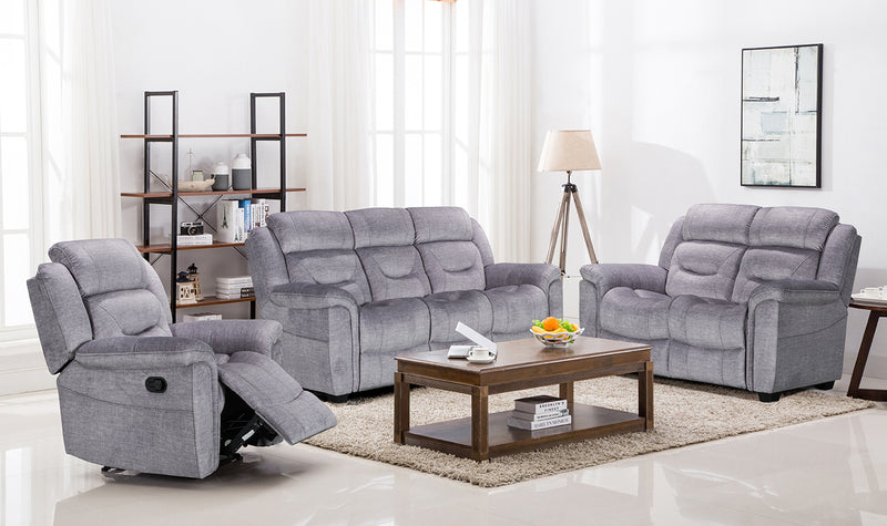 Davenport Reclining Armchair- Grey