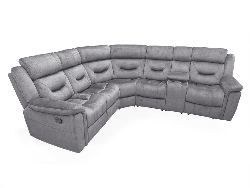 Davenport Corner Group Armless Static 1 Seater - Grey