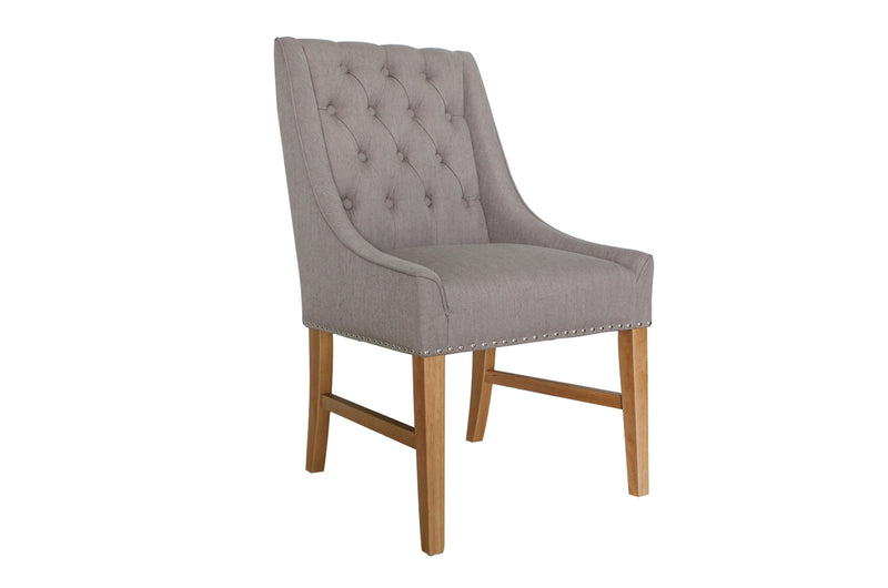 Wilton Dining Chair - Truffle Linen
