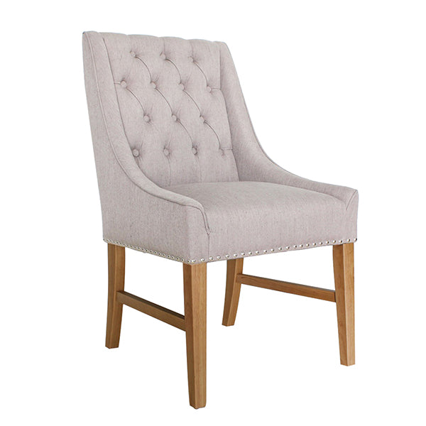 Wilton Dining Chair - Buff Linen